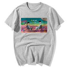 Load image into Gallery viewer, Fashion Rick And Morty T Shirt Men Vacation On Alien Planet Print Tshirts Mens Casual 100% Cotton Short Sleeve Tshirt Tops Tees
