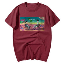 Load image into Gallery viewer, Fashion Rick And Morty T Shirt Men Vacation On Alien Planet Print Tshirts Mens Casual 100% Cotton Short Sleeve Tshirt Tops Tees

