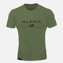 Load image into Gallery viewer, ALPHA 2018 New Brand clothing Tight t-shirt mens fitness t-shirt homme t shirt men fitness Summer tops
